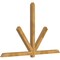 Ekena Millwork Kennewick Rough Sawn Timber Gable Bracket, Western Red Cedar, 96"W x 60"H x 4"D x 4"F, 15/12 Pitch GBW096X60X0404KEN00RWR - alternate 3